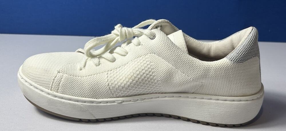Sofft Waylyn Lace Up Knit Sneakers White Size 11M Neutral Sporty Minimalist